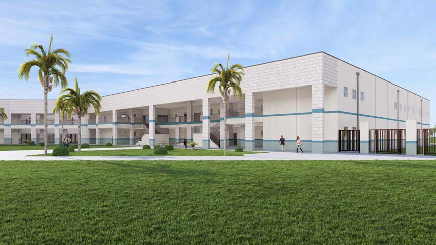 Classroom Addition Rendering by JTKARCH