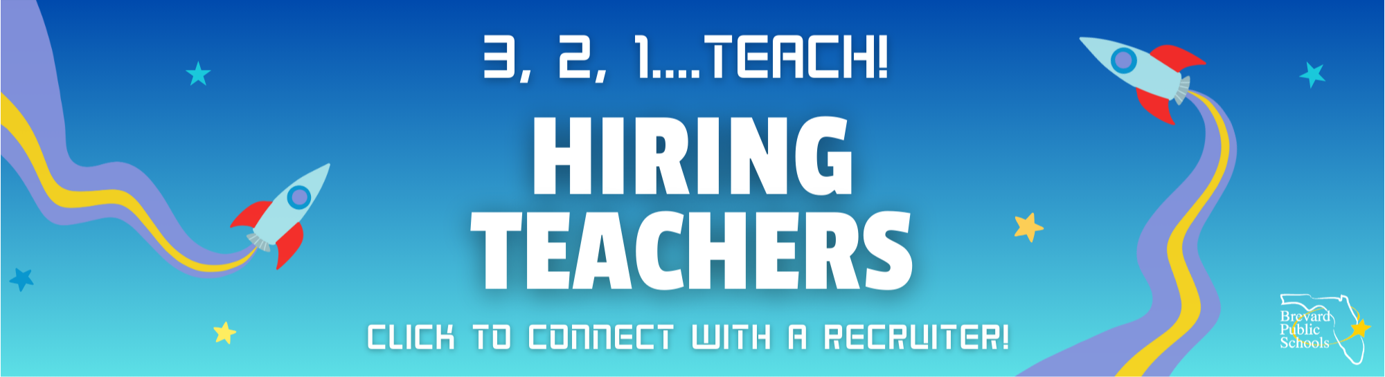 3, 2, 1...TEACH Hiring Teachers. Click to connect with a recruiter. 