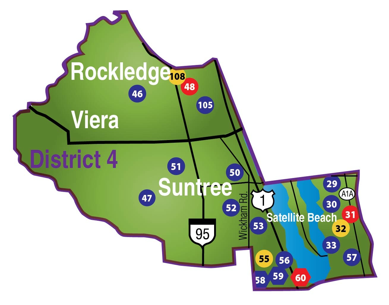 District 4 map
