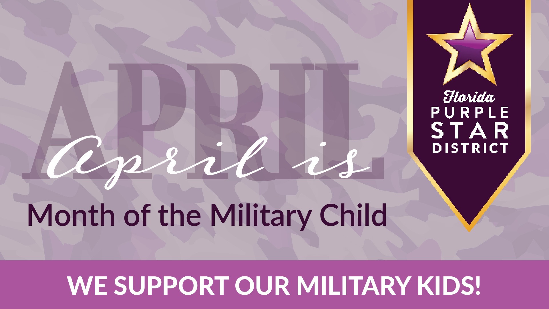 April is Month of the Military Child