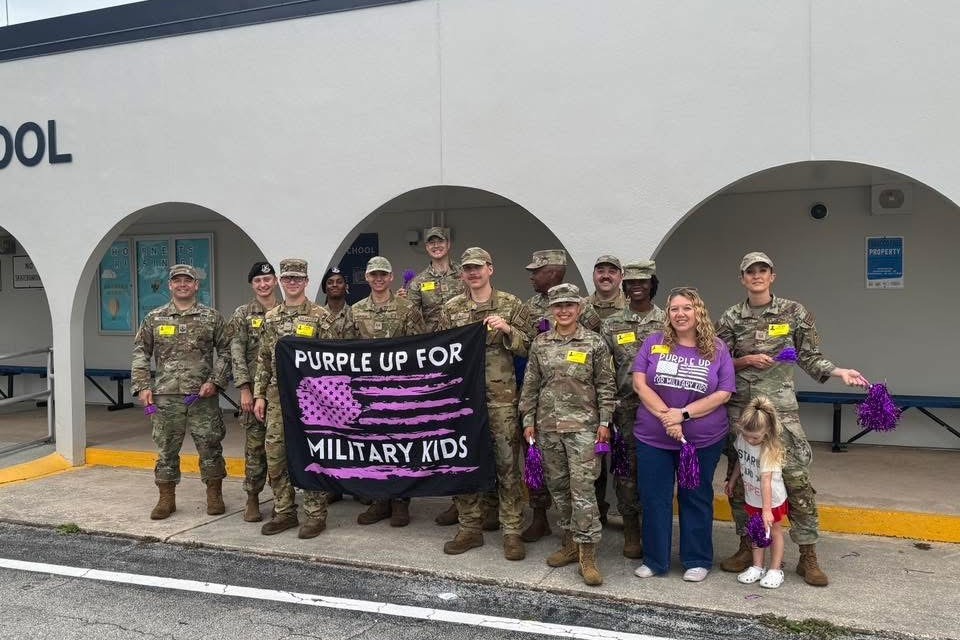 Military Parents at Holland Elementary