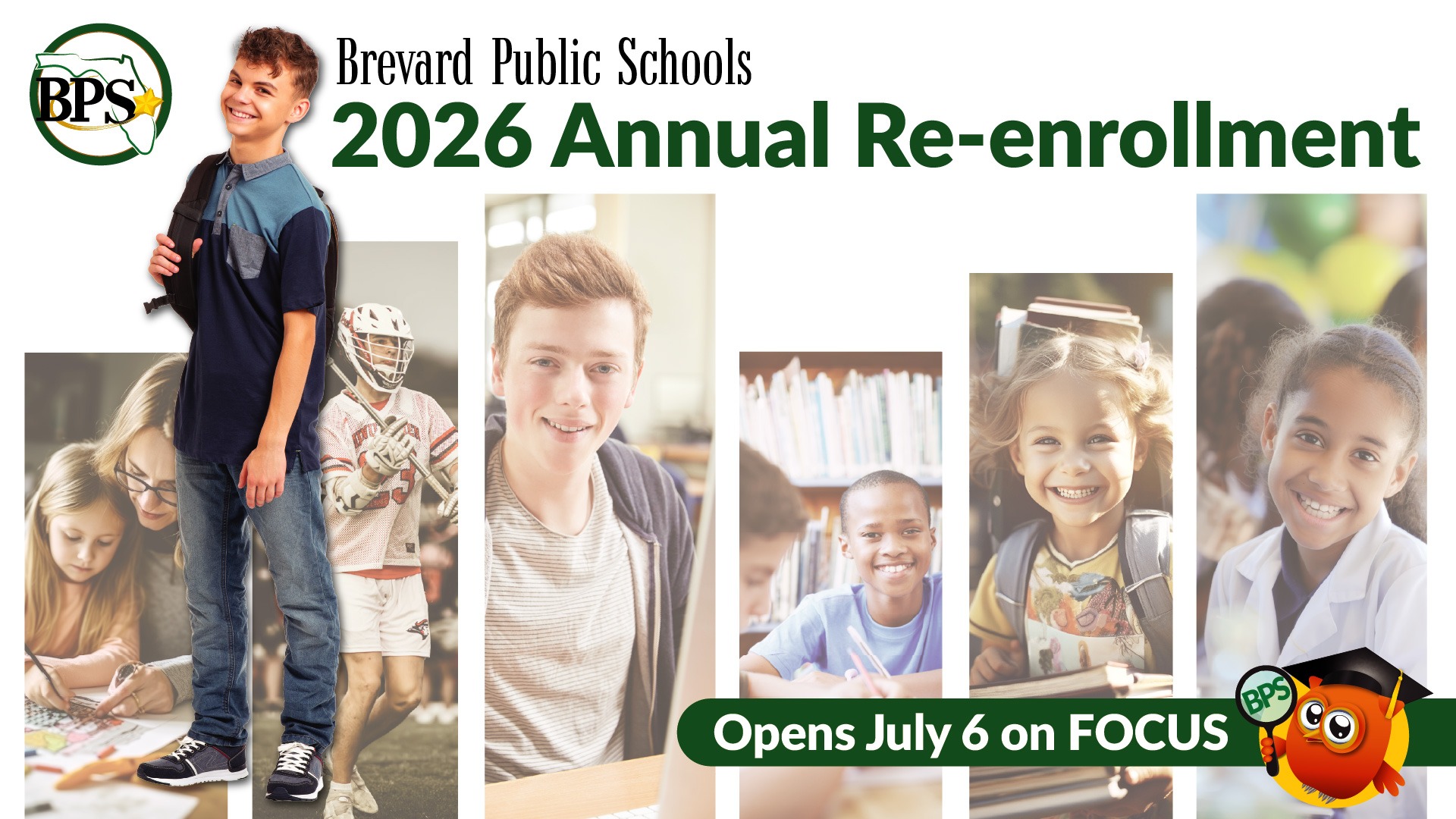 Brevard Public Schools 2026 Annual Re-enrollment opens July 6 on FOCUS