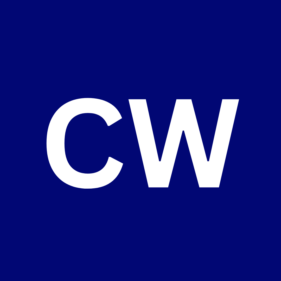 Blue and White CW