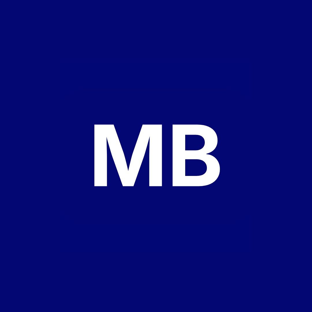 Blue and White MB