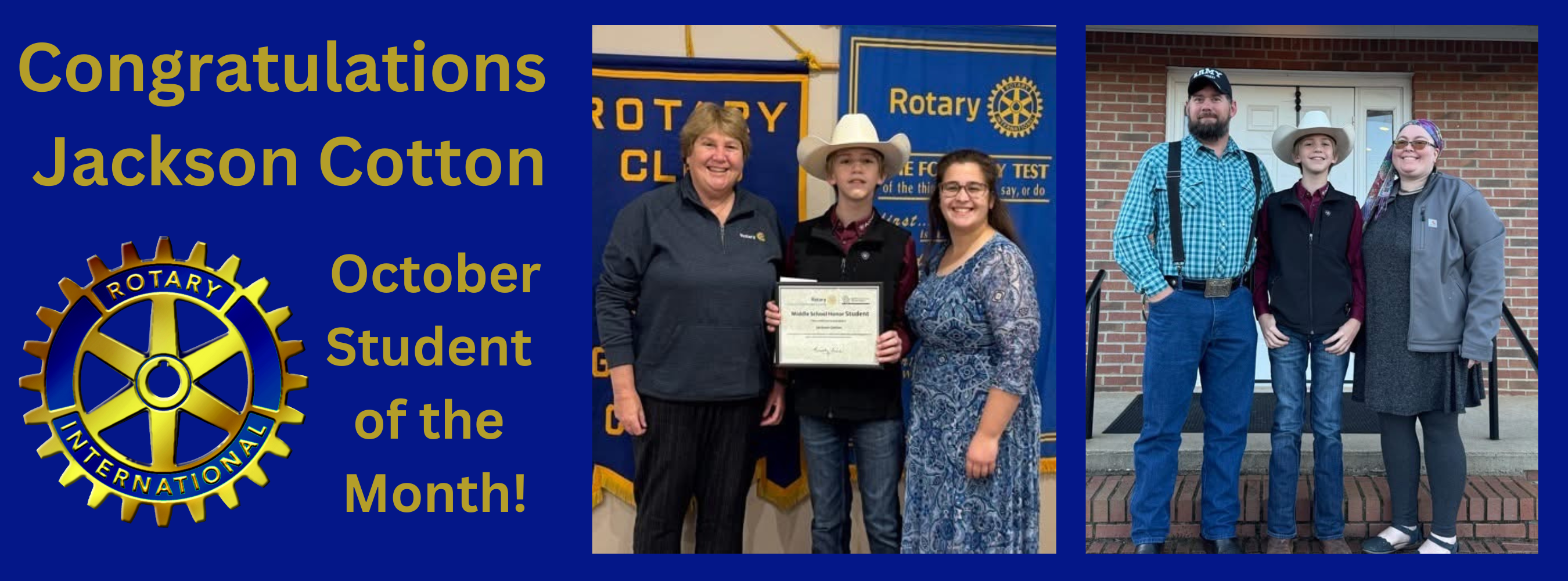 October Student of the Month