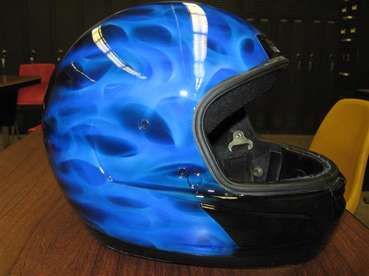 helmet blue