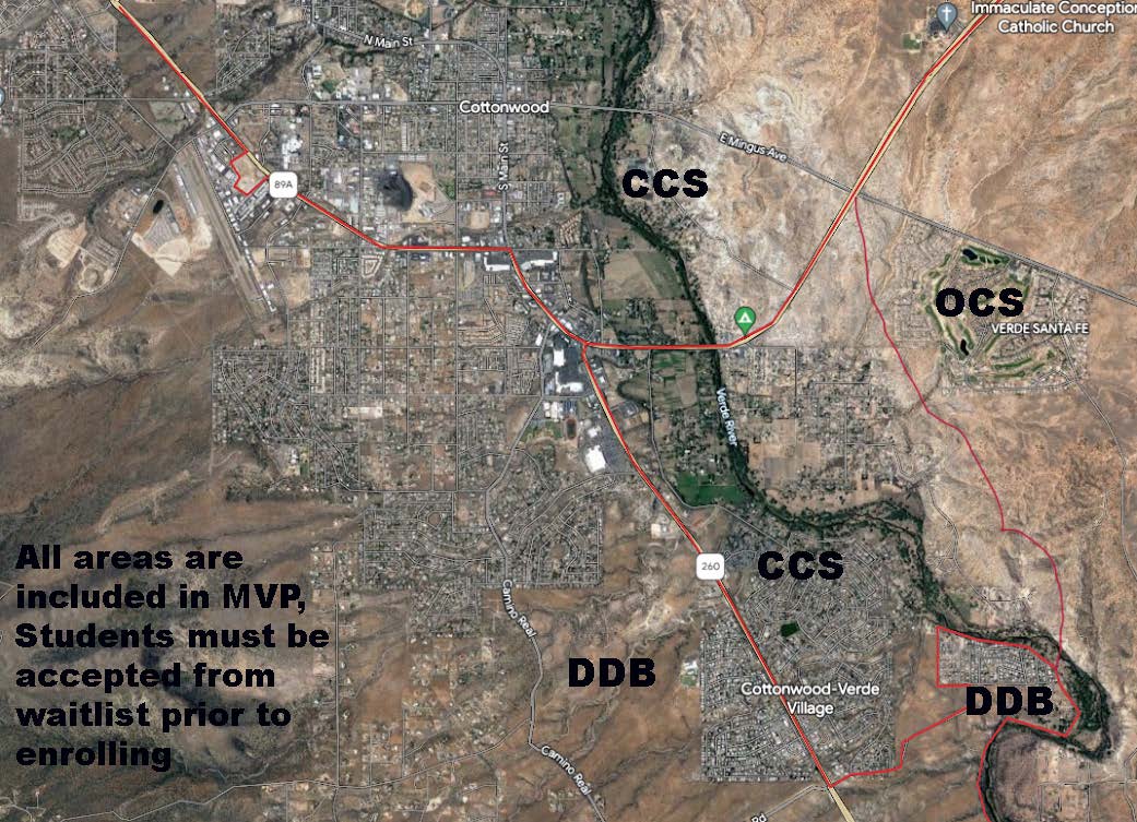 Transportation boundary map