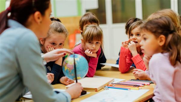 Students and Teacher