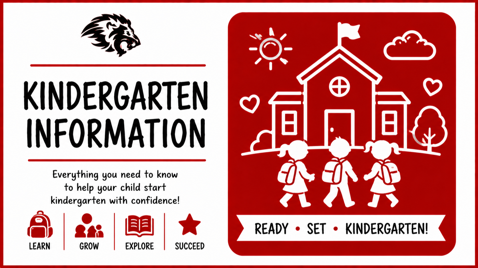 Kindergarten Info Graphic