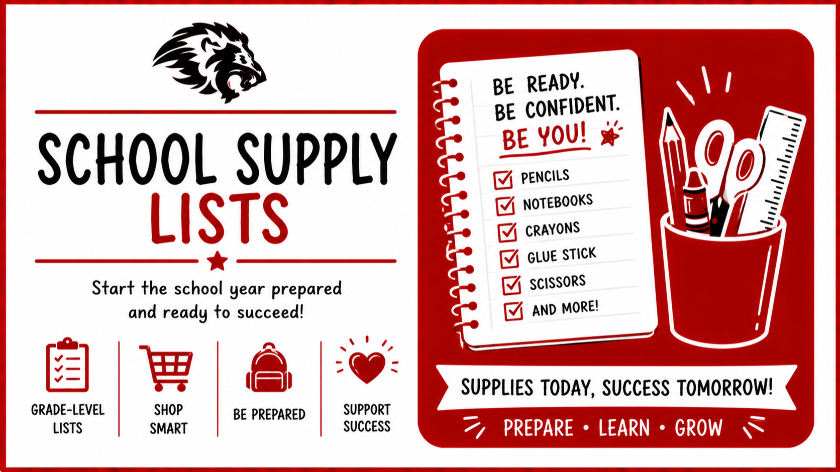 School Supplies Graphic