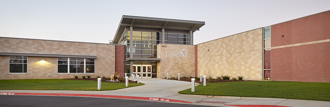 Front of the High Schoo Building