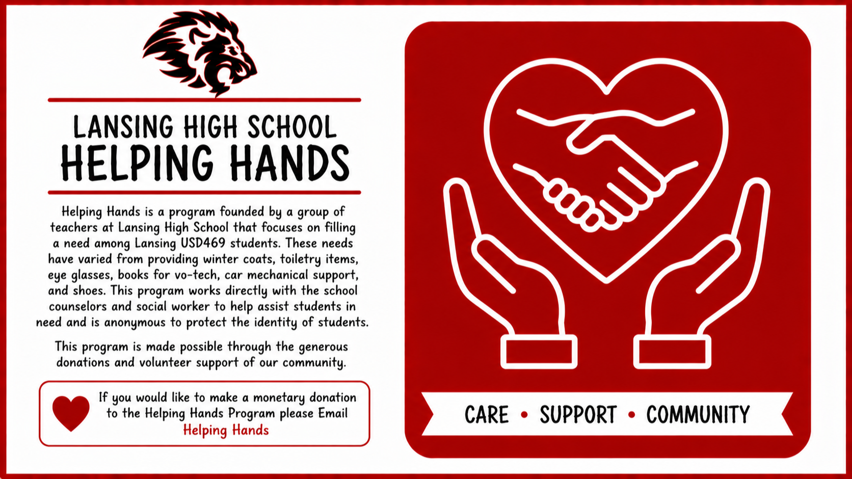 Helping Hands Graphic