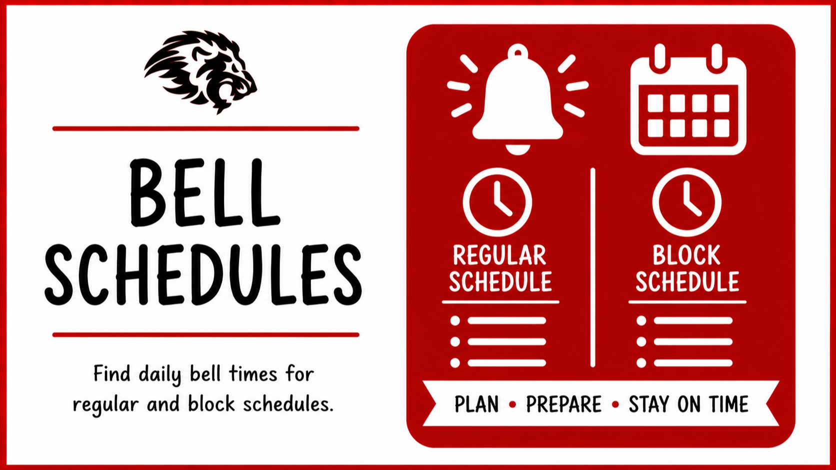 Bell Schedule