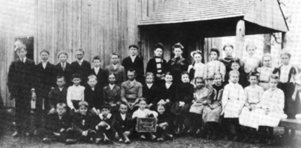 early 1900s Walhalla and Nechanitz schools headshot