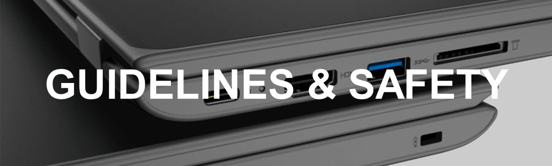 Guidelines & Safety banner