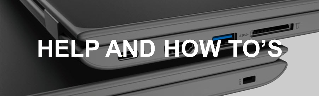 Help and How To's banner