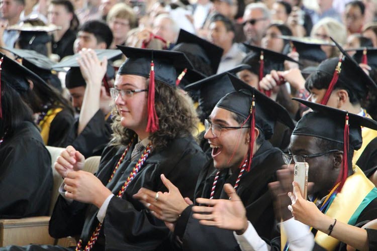 graduation picture of students