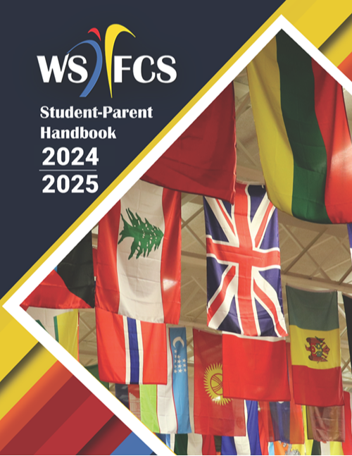 Student Parent Handbook cover art 23-24