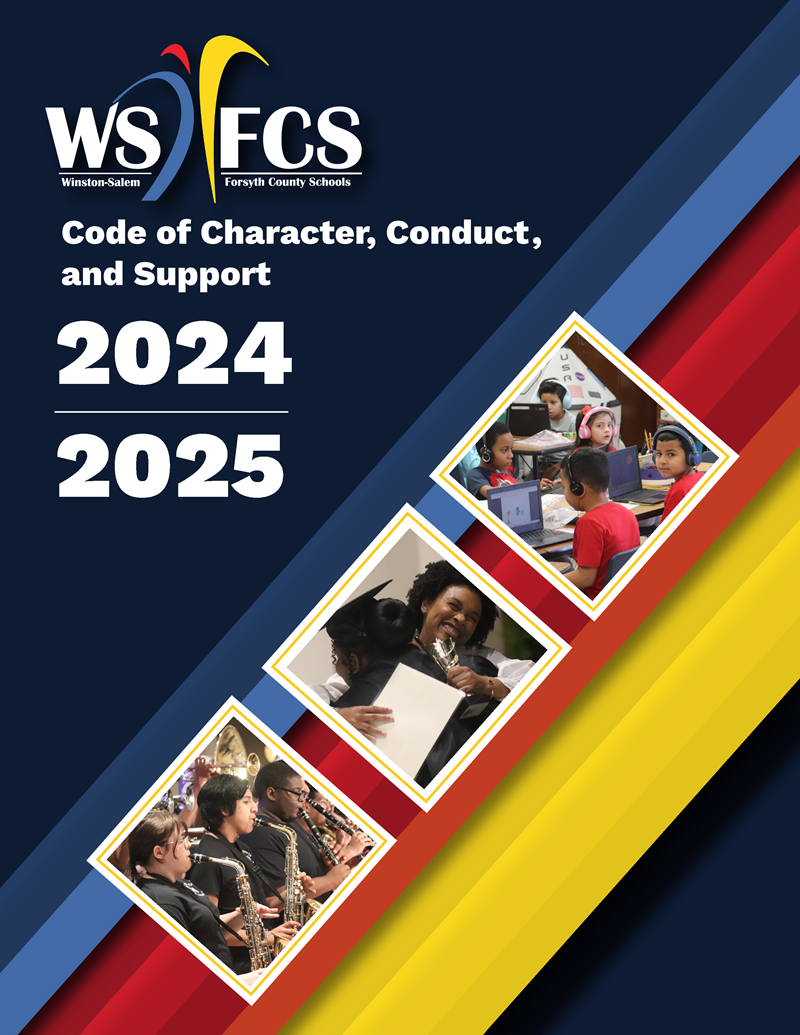 2024-25 Code of Character Conduct and Support book cover graphic