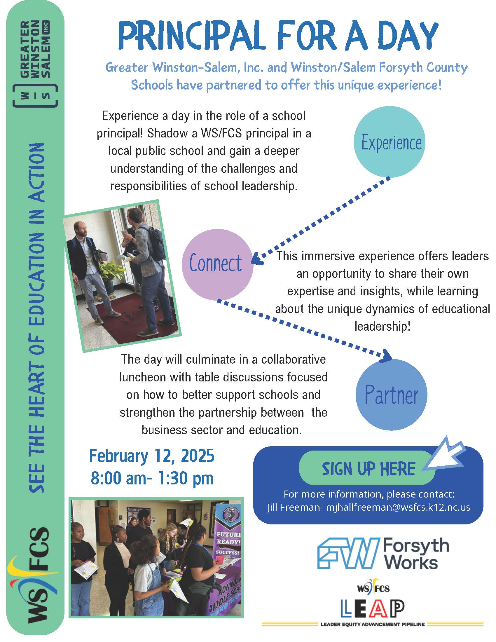 Principal for a Day Flyer