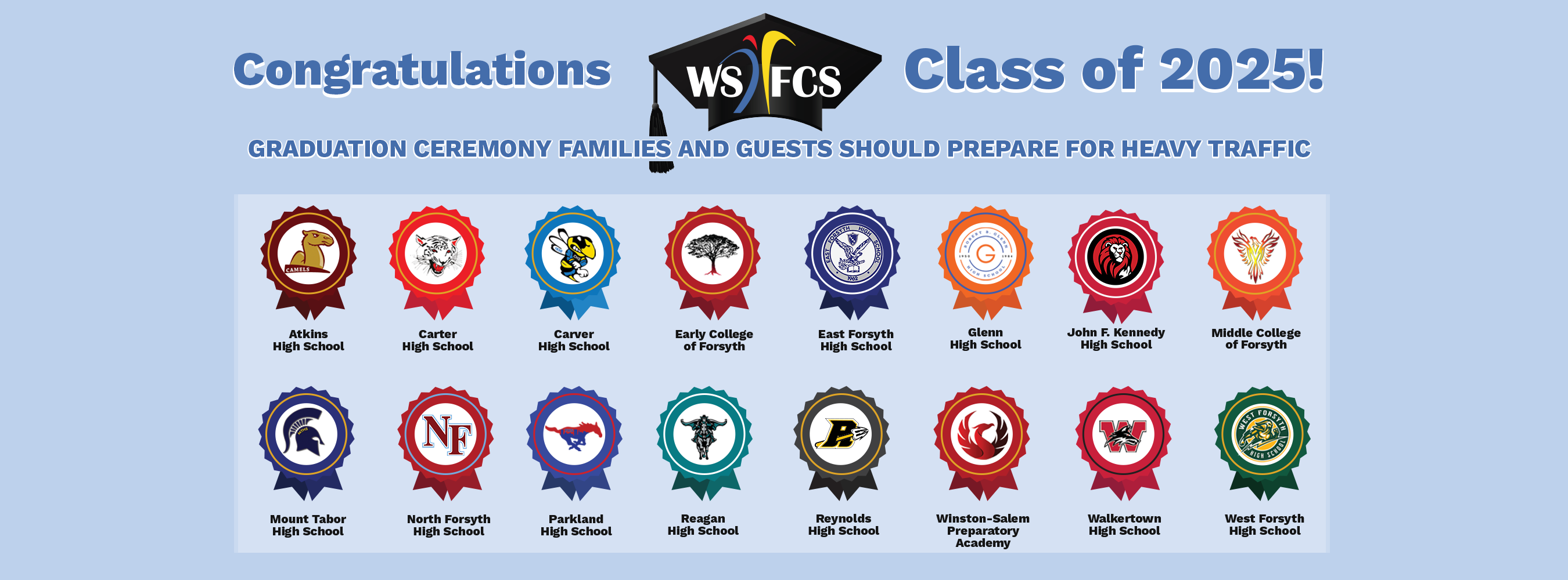 Graduates banner