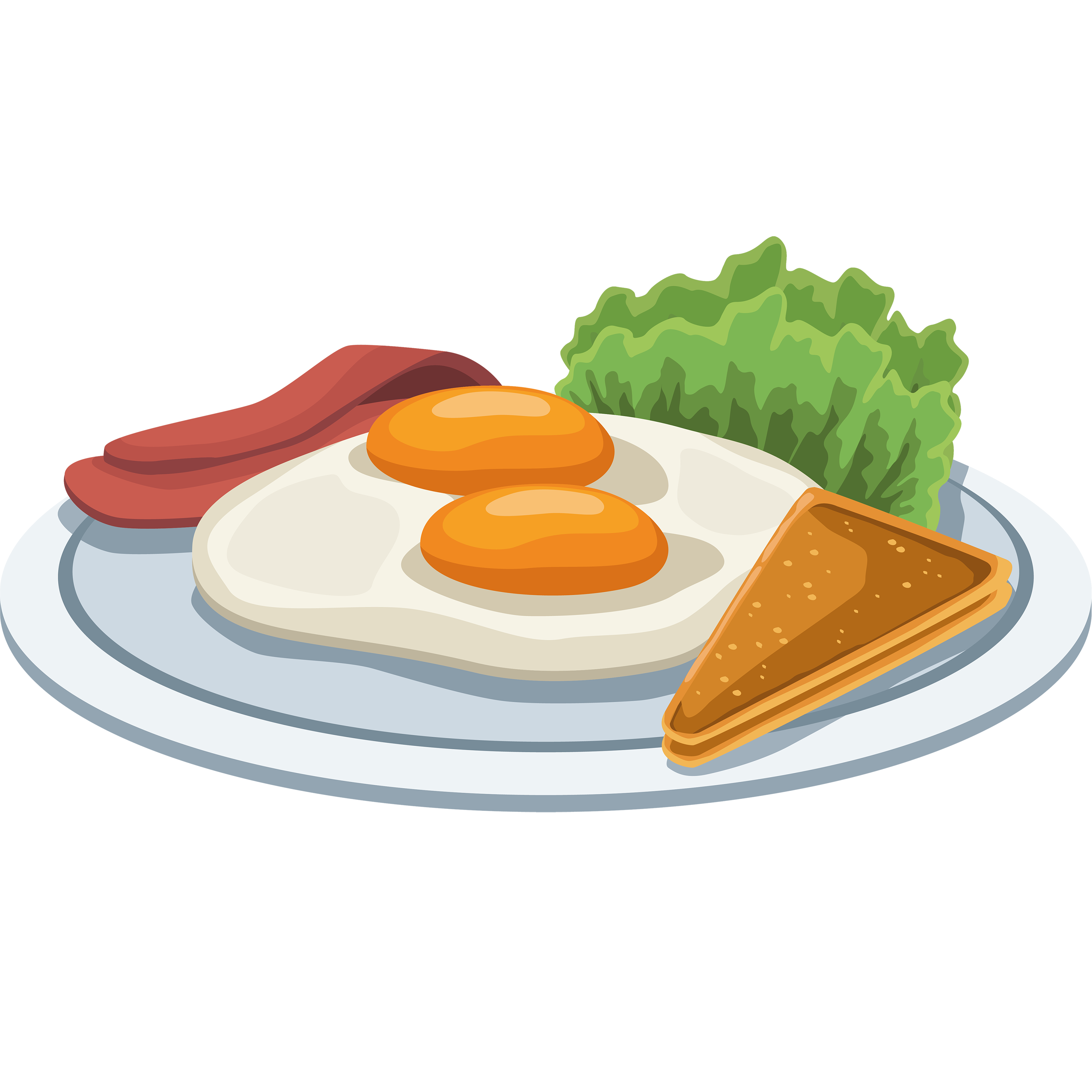 plate of breakfast food