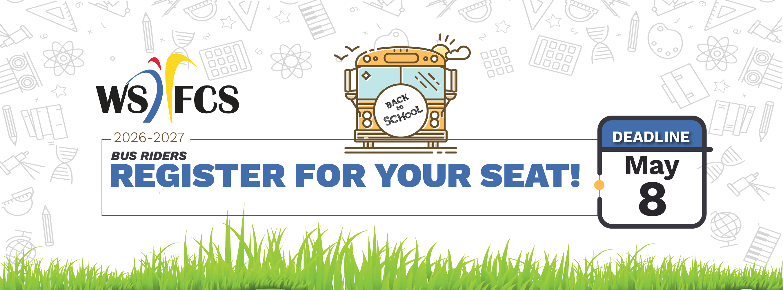 Choose your bus english banner