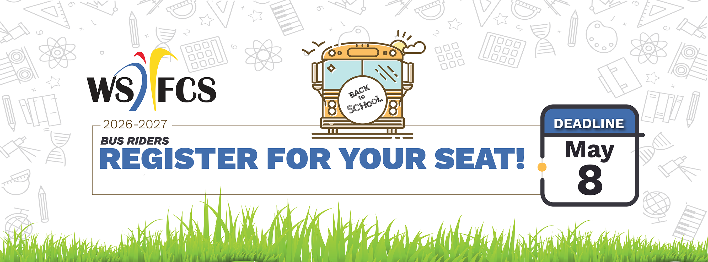 Choose your bus english banner