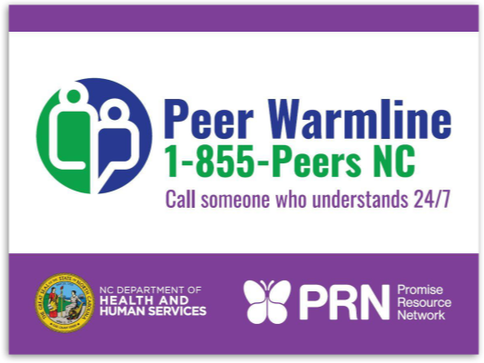Peer Warmline image graphic