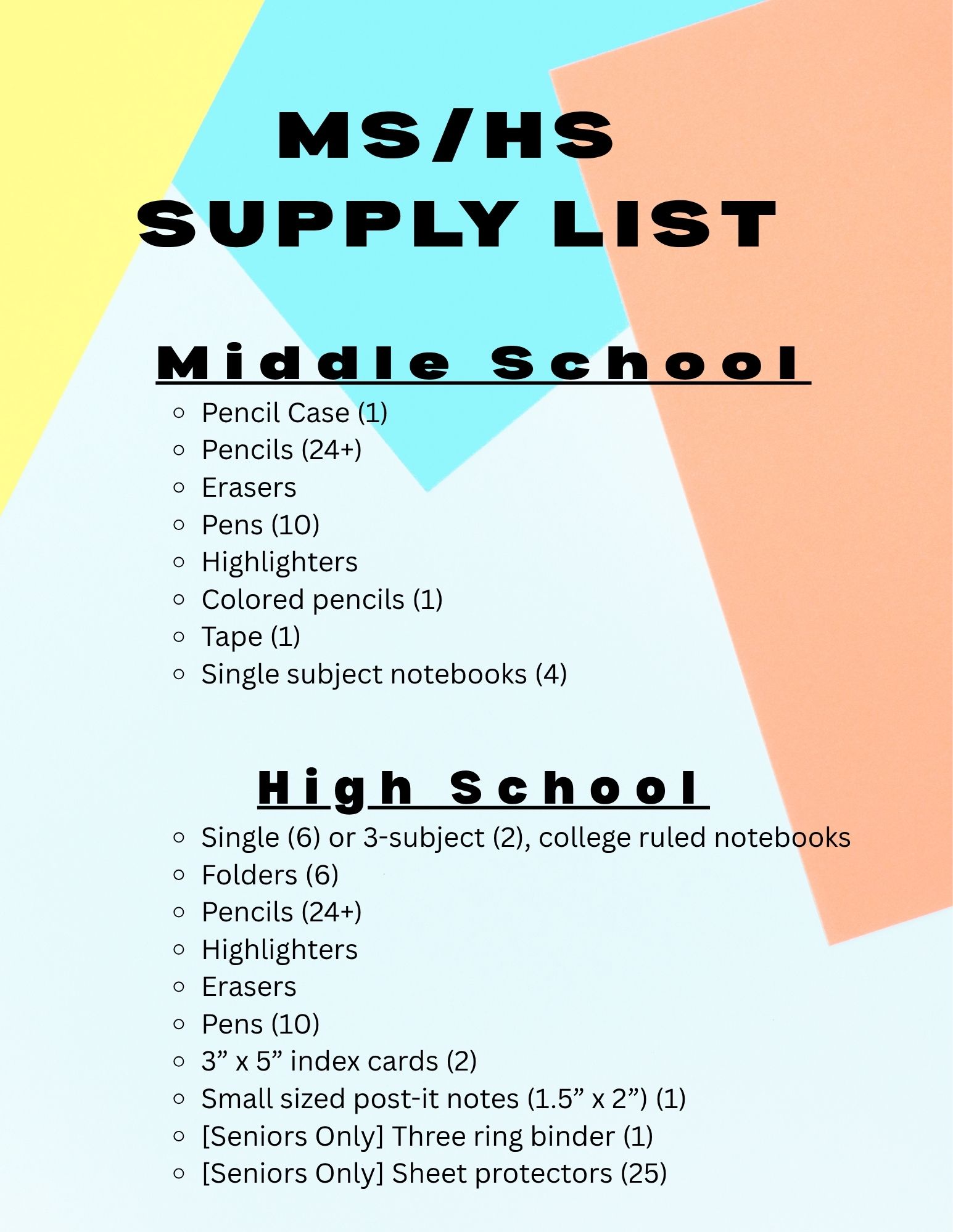 MSHS-SupplyList