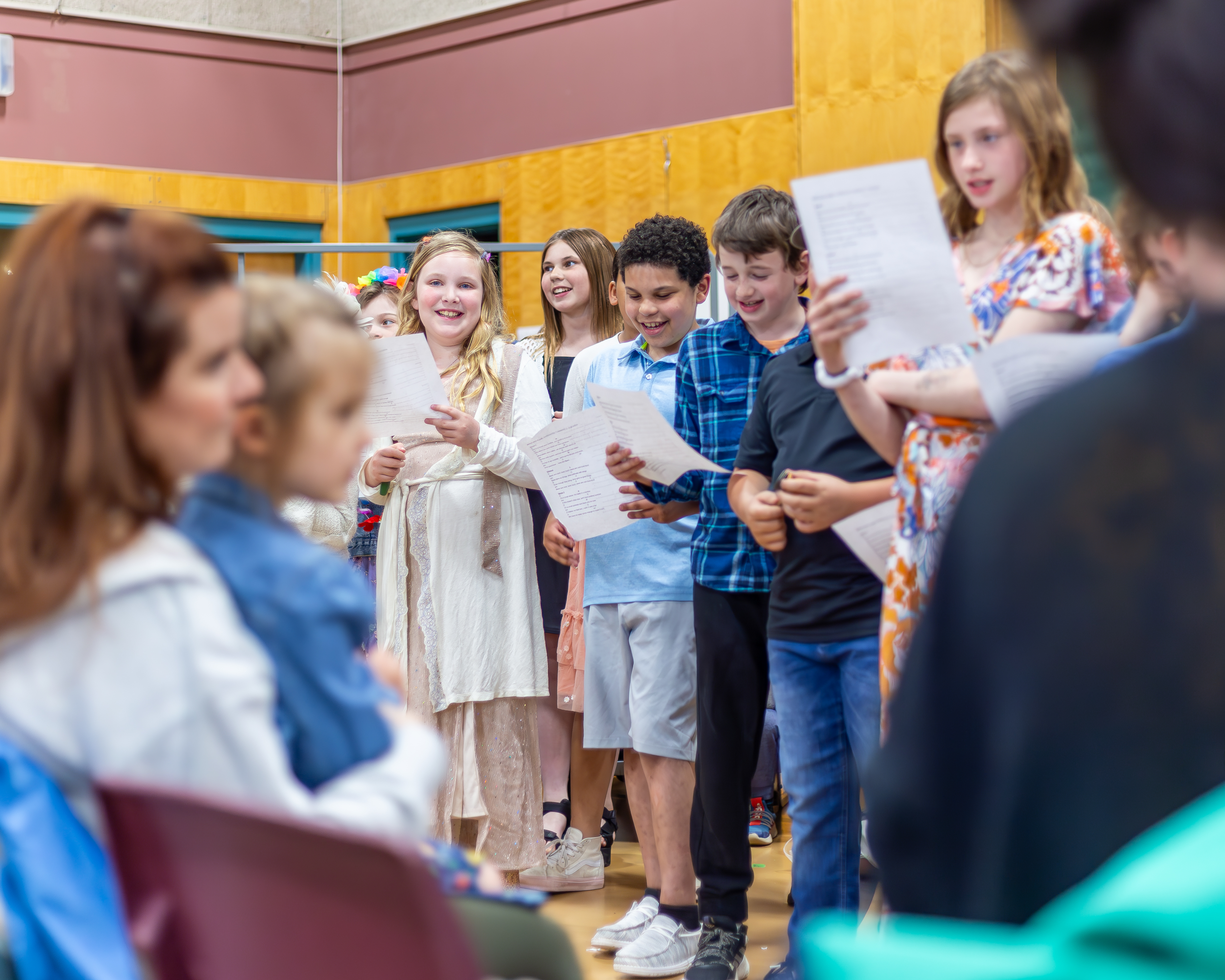 Students at Rehearsal