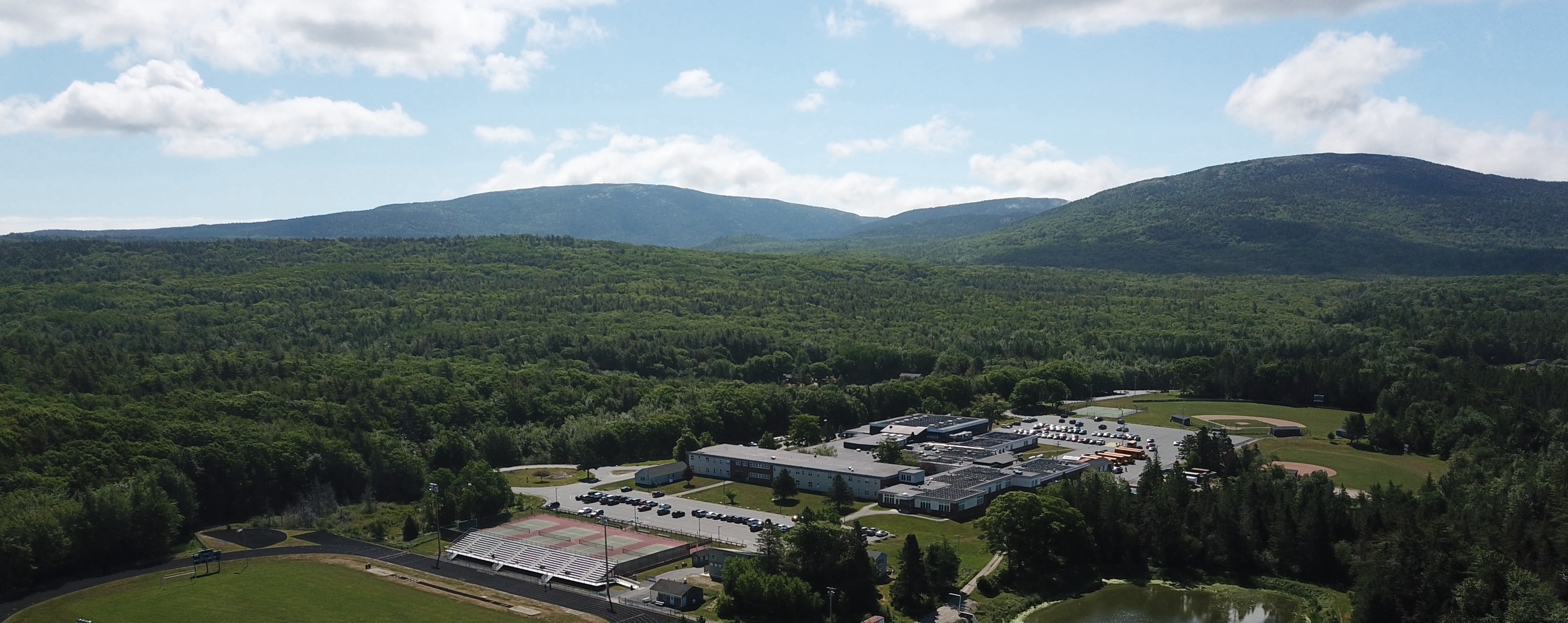 MDI High School Aerial Photo