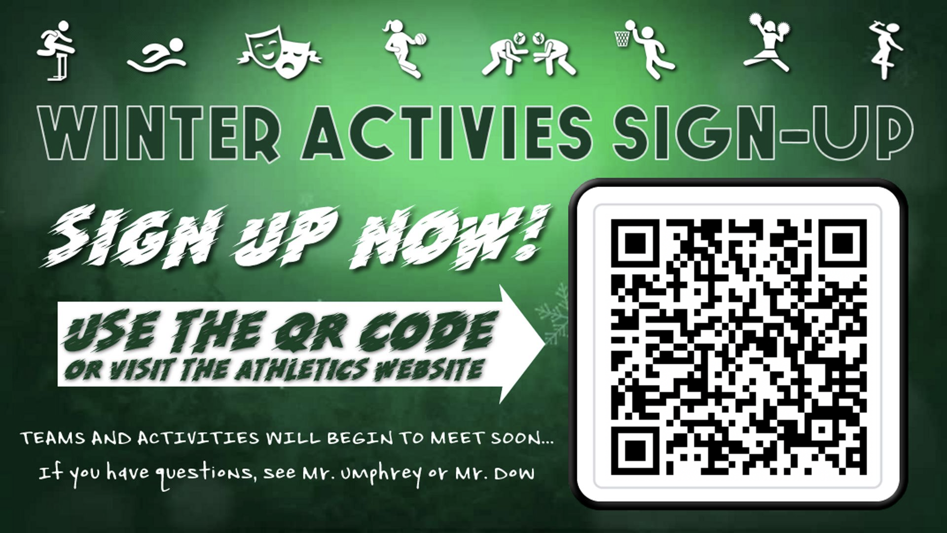 Winter Sports Sign Up