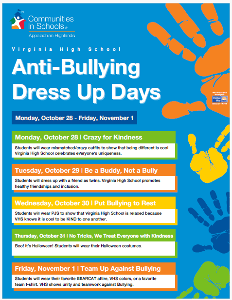 Anti-Bullying dress up days