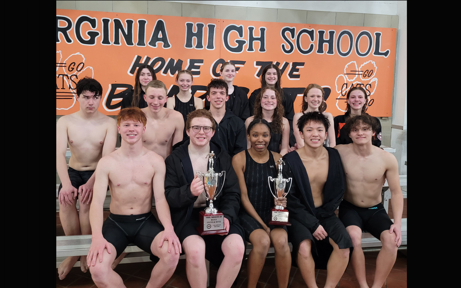 Swim team Regional Champs