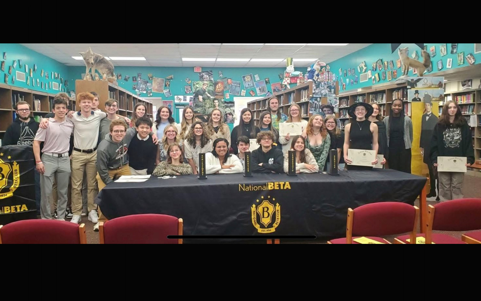 VHS Beta Club induction.