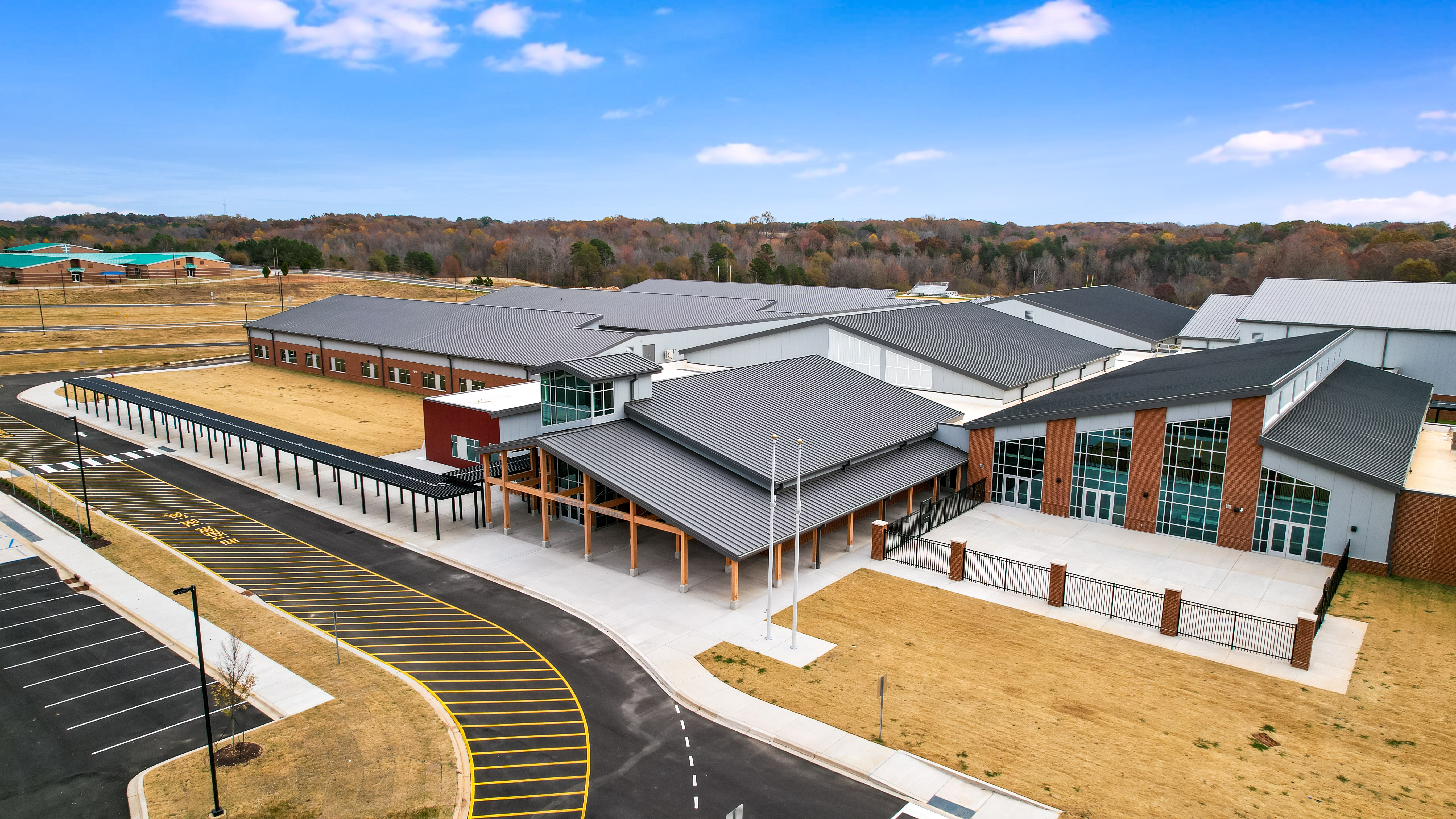 exterior of Abner Creek Middle School