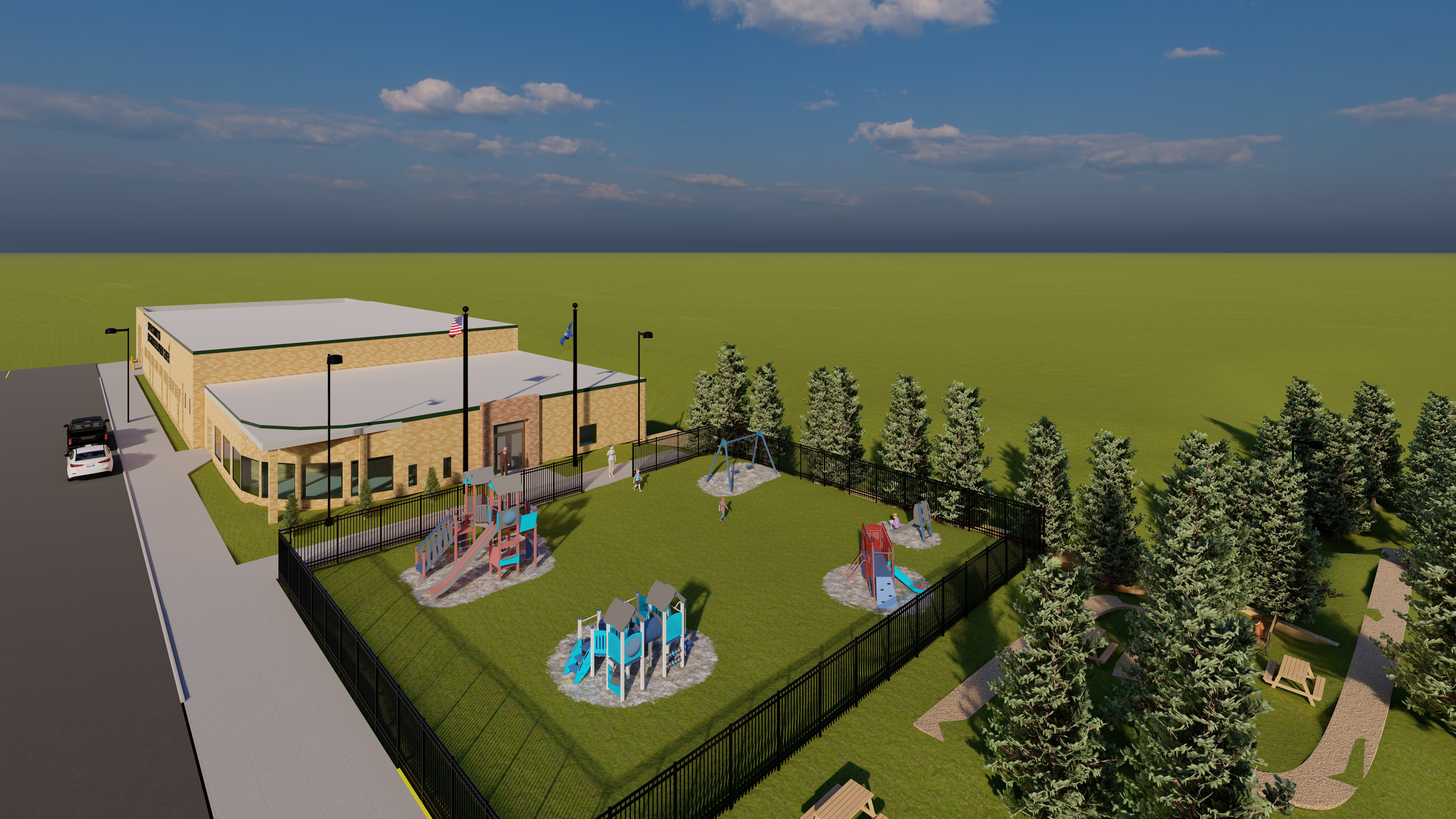 Rendering of Early Childhood Center