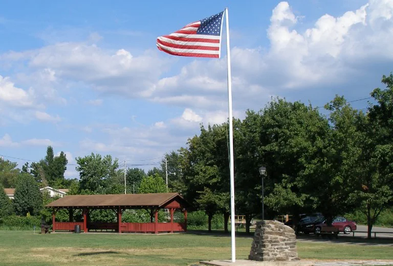 Park with flag