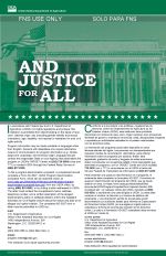 Green USDA And Justice for All Poster