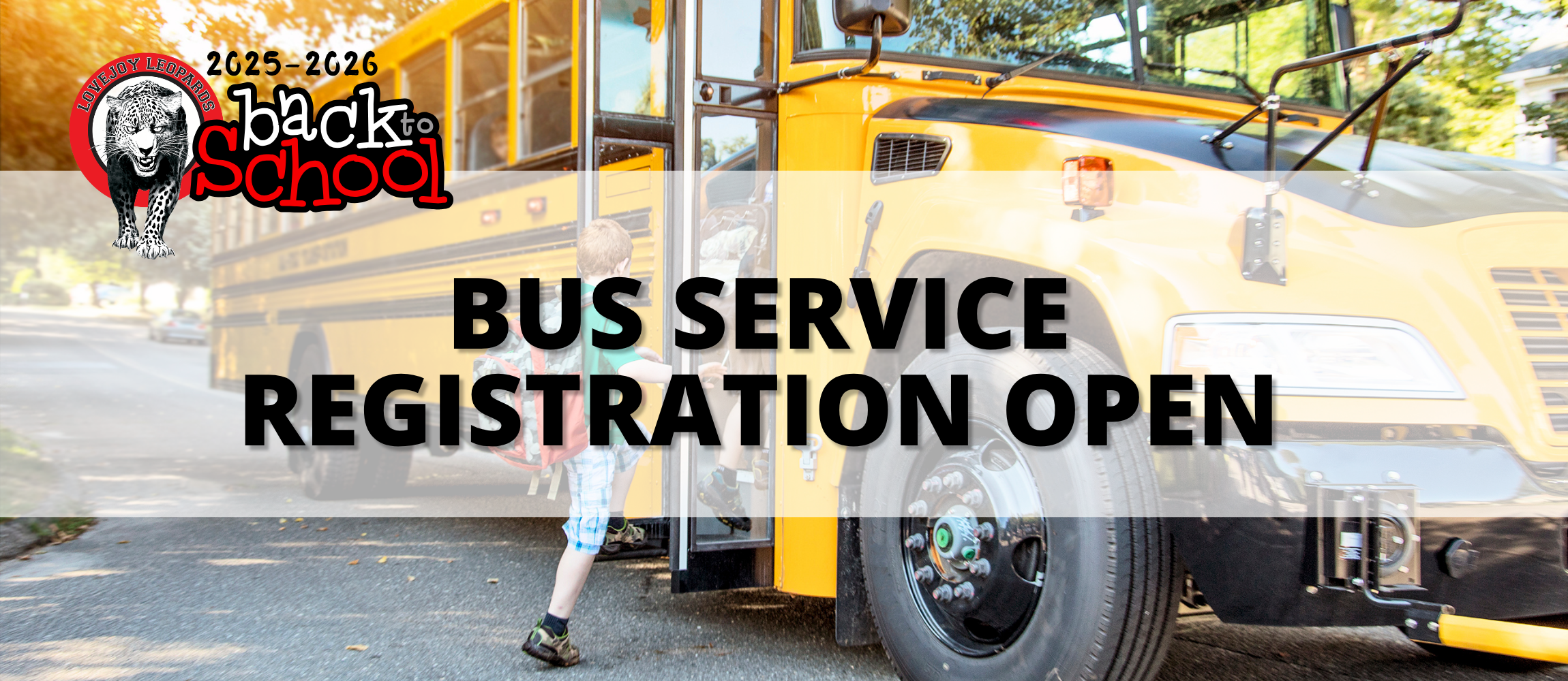 Bus Service Registration Open