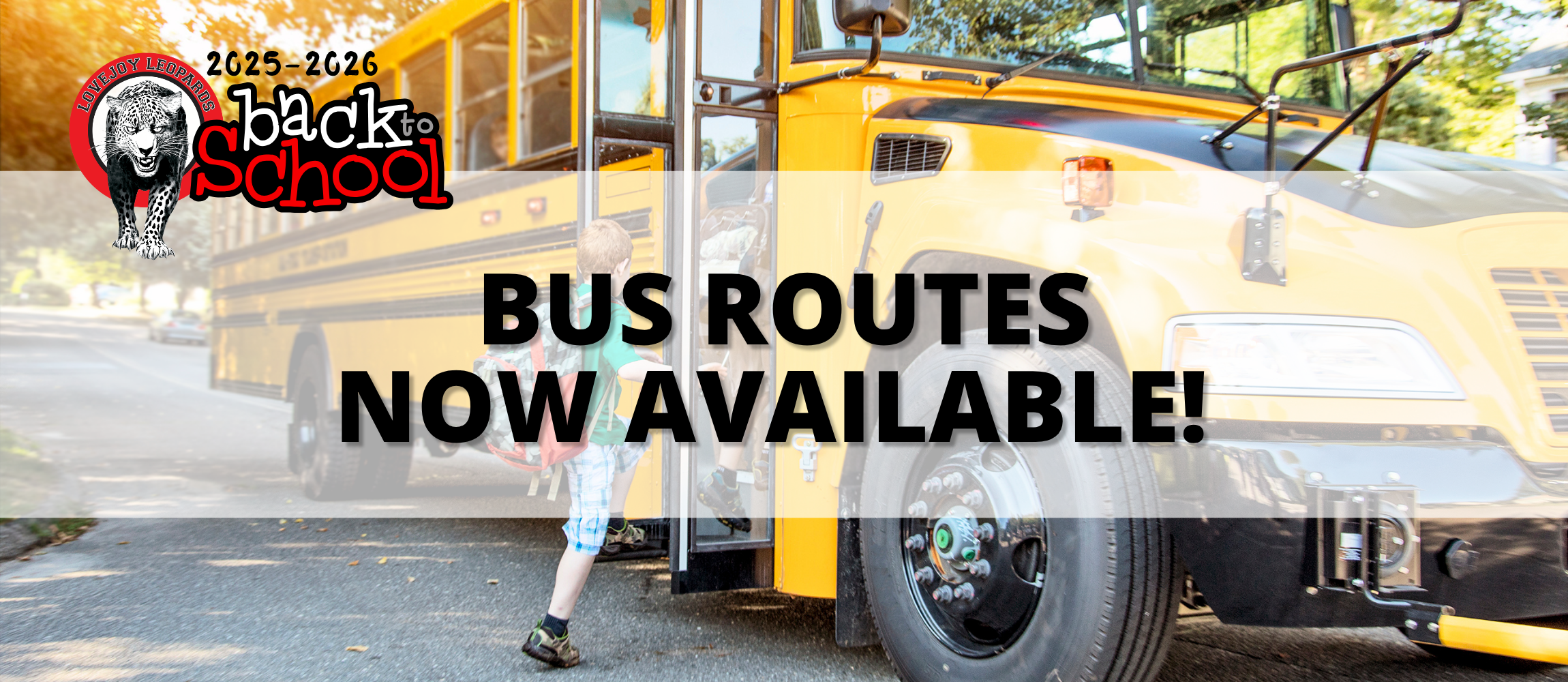 Bus Routes Available 