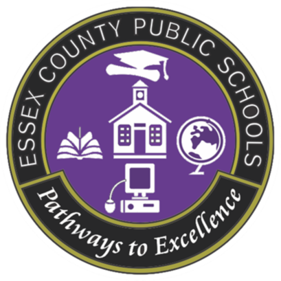 ECPS Seal which says Essex County Public Schools, "Pathways to Excellence."