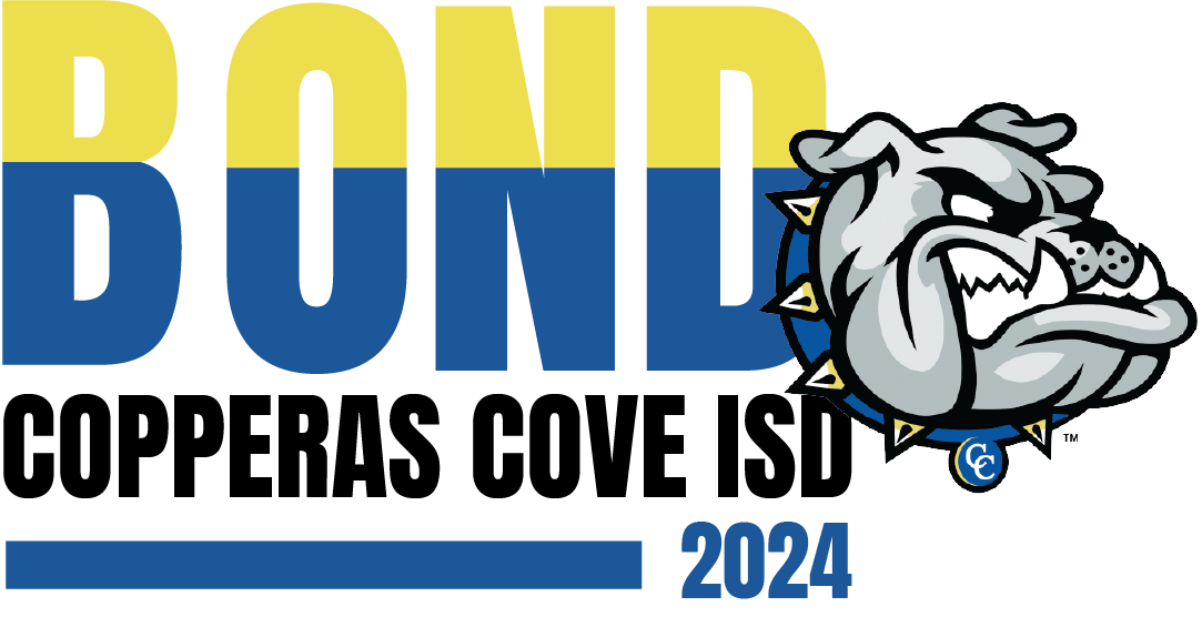 Logo with Bulldawg head for Copperas Cove ISD Bond 2024