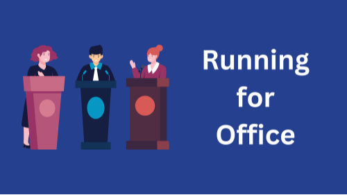 running for office
