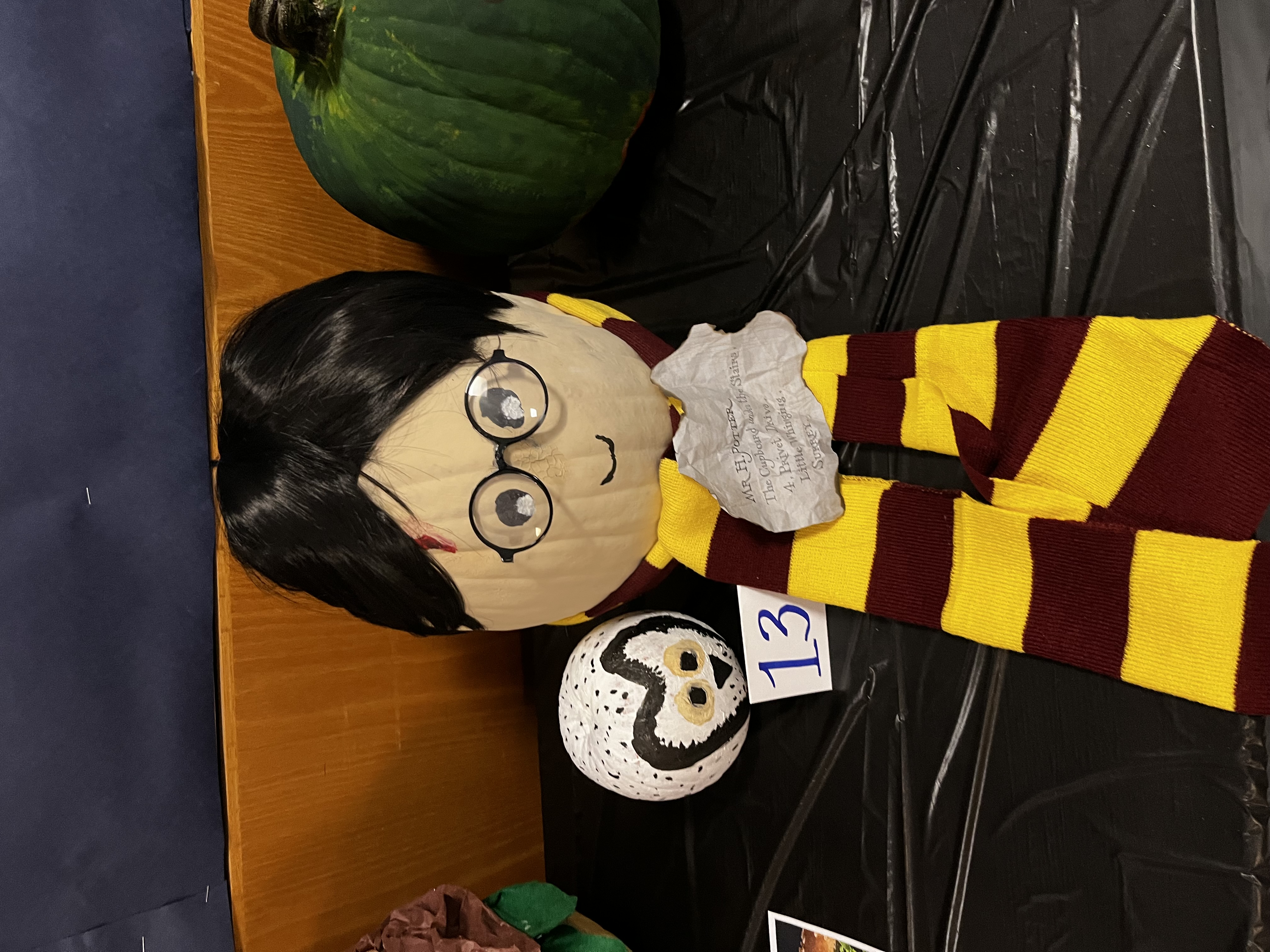 Pumpkin decorating - Harry Potter