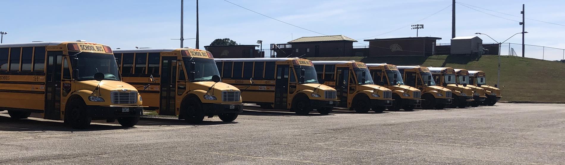 buses parked
