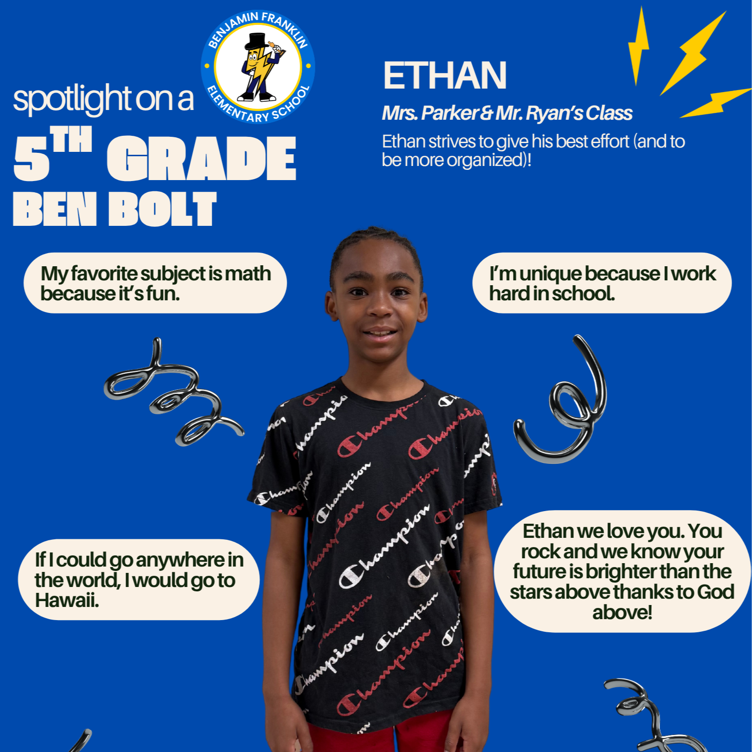 Ethan's Spotlight