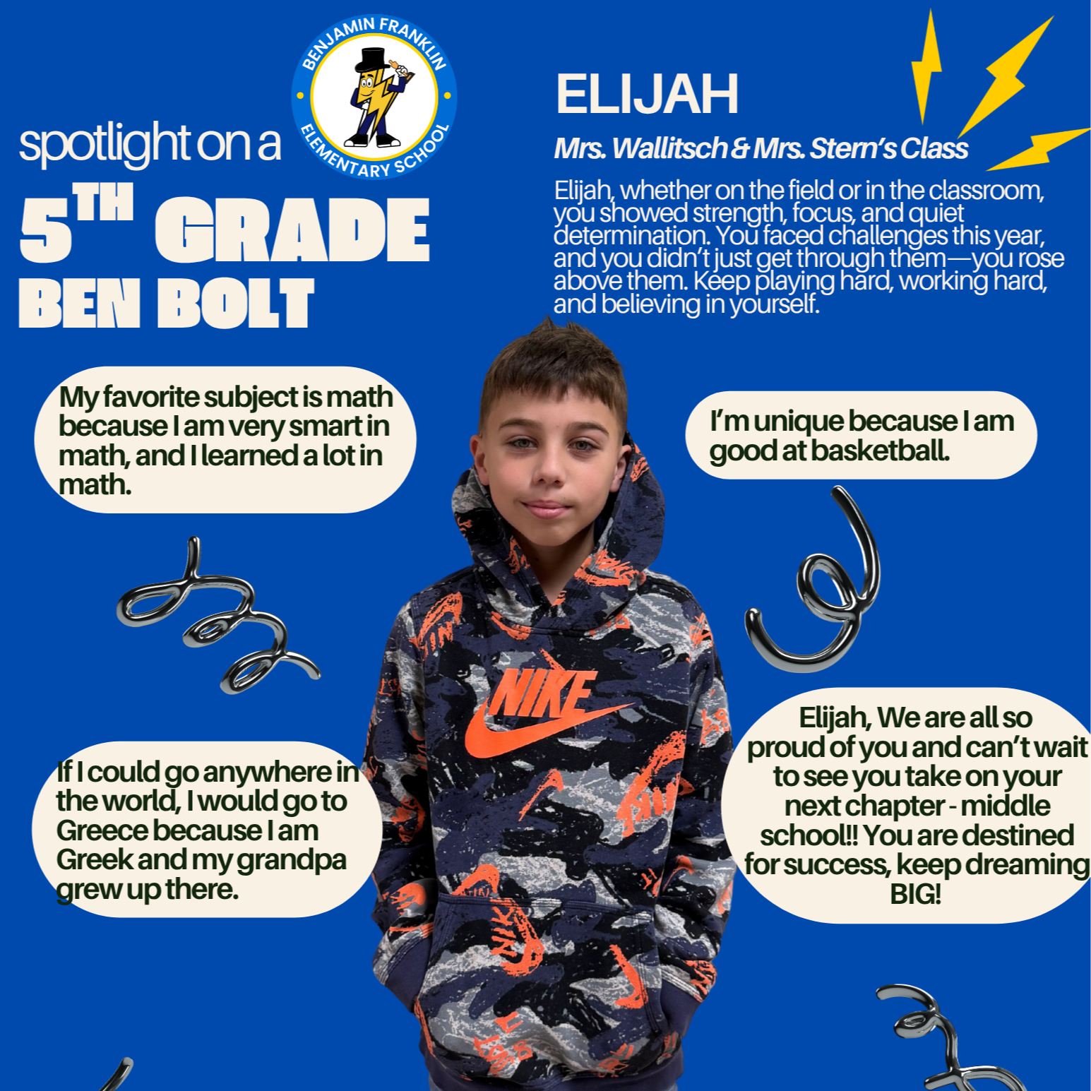 Elijah's Spotlight