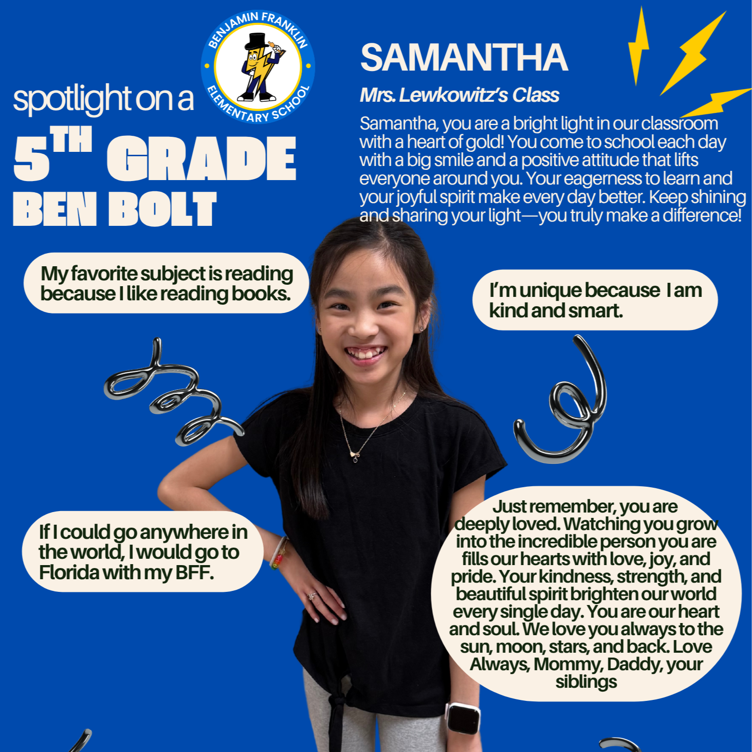 Samantha's Spotlight